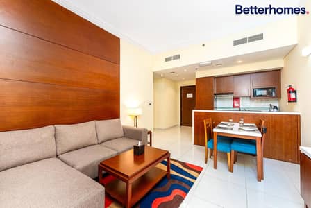 شقة فندقية 2 غرفة نوم للايجار في مدينة دبي الرياضية، دبي - شقة فندقية في فندق وأجنحة تريبان من فخرالدين،مدينة دبي الرياضية 2 غرف 120000 درهم - 8975767