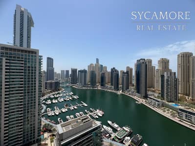 3 Bedroom Apartment for Rent in Dubai Marina, Dubai - Unfurnished | Full Marina View | Vacant