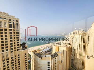 2 Bedroom Apartment for Sale in Jumeirah Beach Residence (JBR), Dubai - Full Sea View I Corner Unit I Vacant  I High Floor