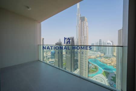 3 Bedroom Flat for Rent in Downtown Dubai, Dubai - Fully Furnished | Burj Khalifa View | High Floor