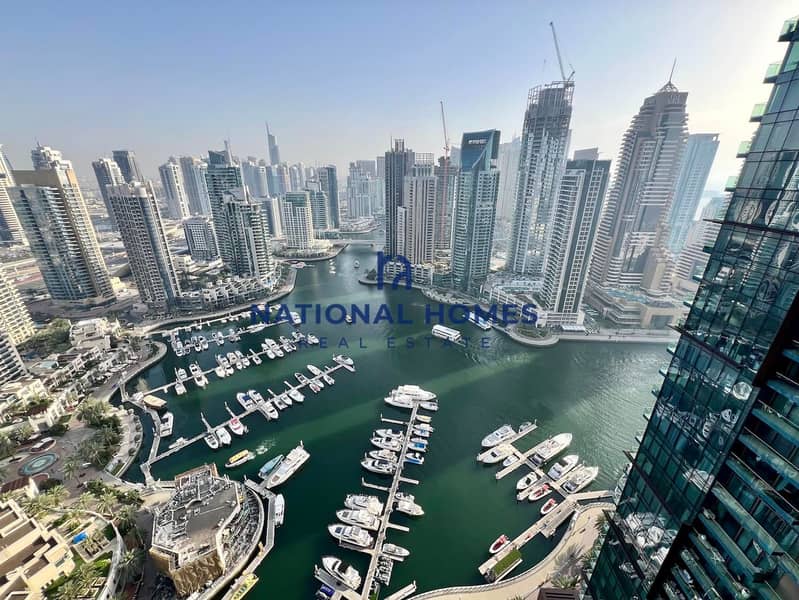 位于迪拜码头，滨海之门，滨海之门1号 1 卧室的公寓 170000 AED - 8964661