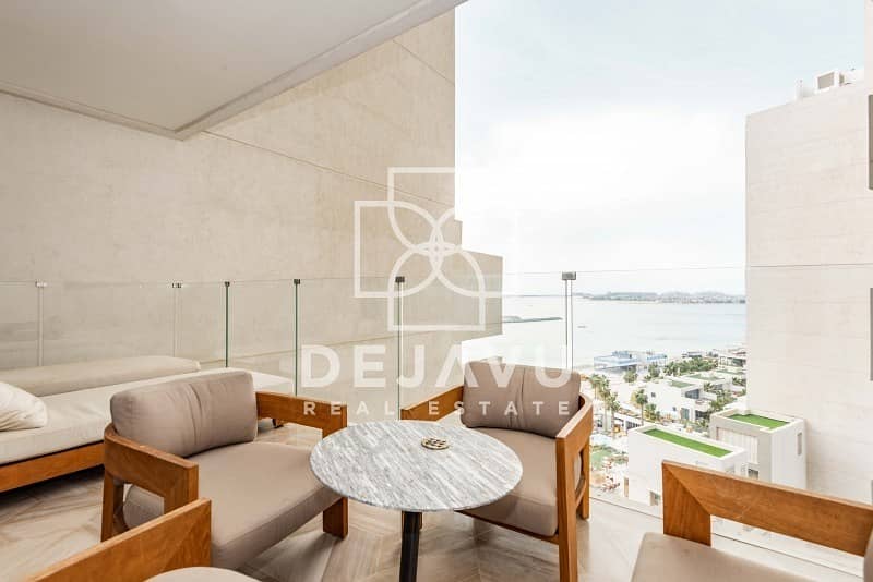 Sea View|Furnished|2br plus maids|Viceroy Palm