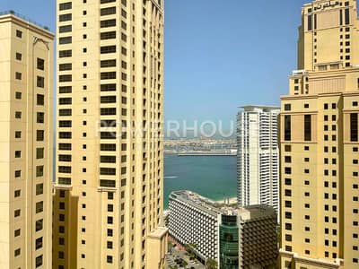 2 Bedroom Flat for Rent in Jumeirah Beach Residence (JBR), Dubai - 2 Bedrooms | Unfurnished | Sea View
