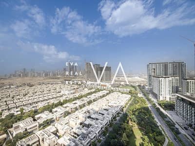 1 Bedroom Apartment for Rent in Sobha Hartland, Dubai - Unfurnished | High Floor | Burj Khalifa and City View
