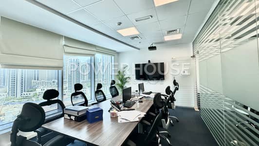 Office for Rent in Business Bay, Dubai - Nicely Fitted | Partitions | Burj Khalifa View