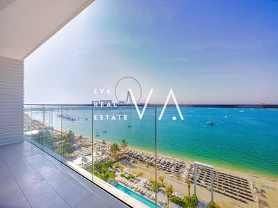 2 Bedroom Apartment for Rent in Jumeirah Beach Residence (JBR), Dubai - Brand New | Full Sea View | Private Beach Access