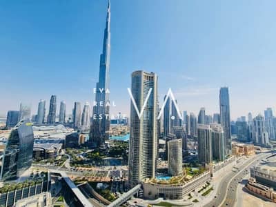 3 Bedroom Flat for Rent in Downtown Dubai, Dubai - High Floor | Burj and Fountain View | 3 Bed + maid