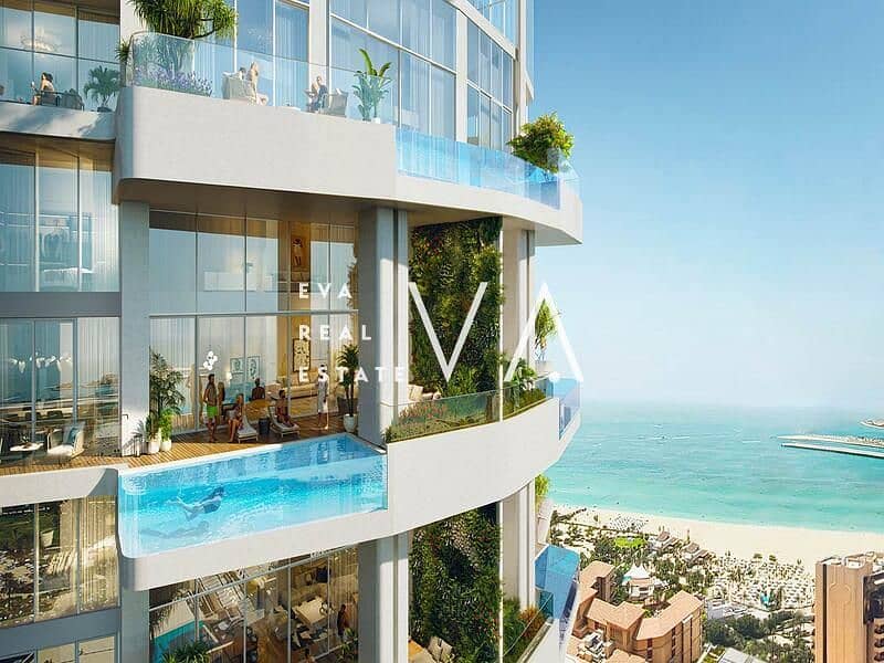 位于迪拜码头，奢华生活大厦 2 卧室的公寓 4400000 AED - 8668661