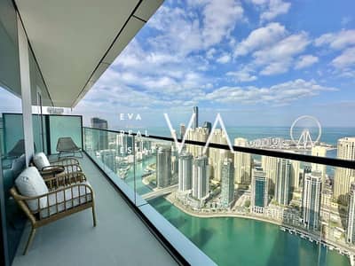 3 Bedroom Apartment for Rent in Dubai Marina, Dubai - High Floor | Ready to move in | Full Marina View
