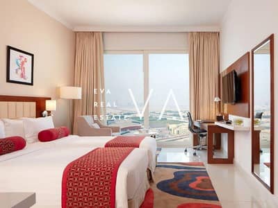 迪拜体育城， 迪拜 2 卧室酒店式公寓待租 - 位于迪拜体育城，法克尔丁特雷潘套房酒店 2 卧室的酒店式公寓 114000 AED - 8843194