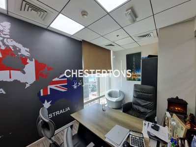 Office for Rent in Business Bay, Dubai - Fitted , Partitioned,  Near Business Bay Metro