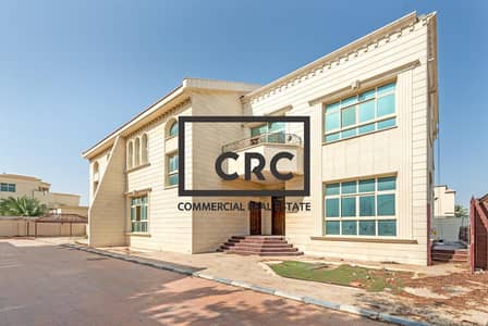 Villa for Rent in Shakhbout City, Abu Dhabi - Amazing Commercial Villa for F and B, Lady Salon
