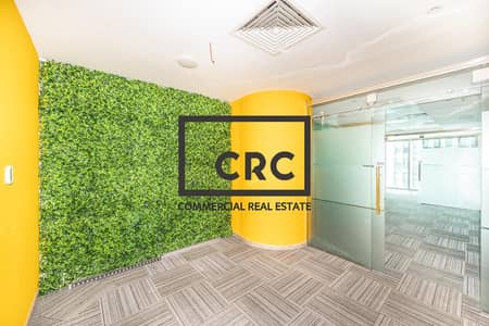 Office for Rent in Business Bay, Dubai - Fitted Office with Partitions | Good Layout