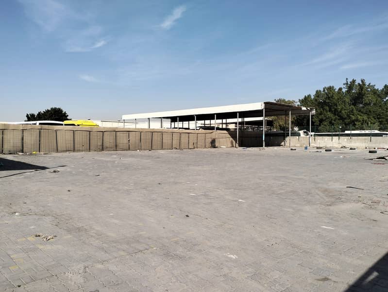 warehouse plot with boundary for sale in Al Quoz Industrial area and Umm Ramool Dubai