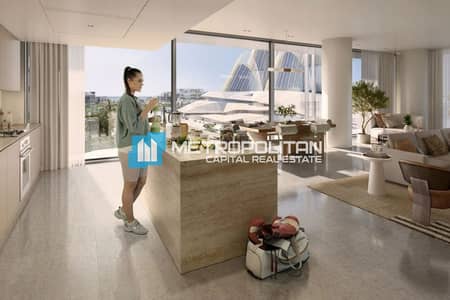 3 Bedroom Apartment for Sale in Saadiyat Island, Abu Dhabi - The Source | 3BR+M | Big Balcony | Fountain View