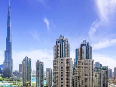3 Bedroom Apartment for Rent in Downtown Dubai, Dubai - Heart Of Downtown  | High Floor | Vacant