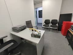 100 SFT Fully Furnished Office for AED 16000 Per Year