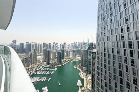 3 Bedroom Flat for Rent in Dubai Marina, Dubai - Marina and sea views | High Floor | Spacious