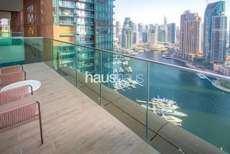 1 Bedroom Apartment for Sale in Dubai Marina, Dubai - Full Marina View | Tenanted Nov | Large Balcony