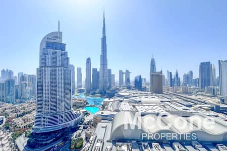 2 Bedroom Apartment for Rent in Downtown Dubai, Dubai - Vacant | Full Fountain Views | All Bills Included