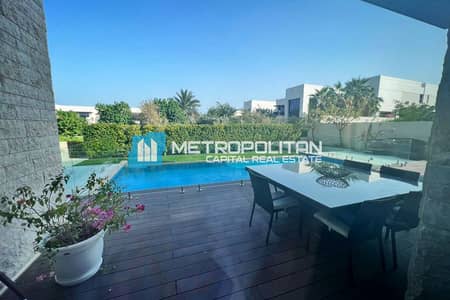 7 Bedroom Villa for Rent in Saadiyat Island, Abu Dhabi - Huge 7BR|Private Pool|Partial Sea and Garden View