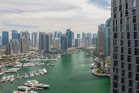 1 Bedroom Apartment for Rent in Dubai Marina, Dubai - Spacious | 1 Bedroom | Marina View with Balcony