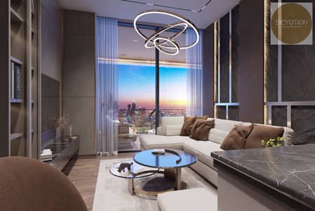 阿尔扬街区， 迪拜 2 卧室公寓待售 - Lounge-Cam-02. jpg
