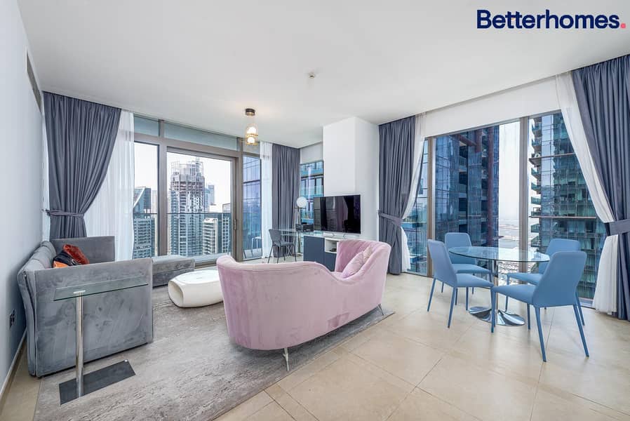 Luxurious High-Floor 3-Bed |furnished |Marina View