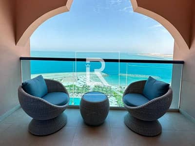 2 Bedroom Flat for Sale in The Marina, Abu Dhabi - Full Sea View | Fully Furnished | Prime Location
