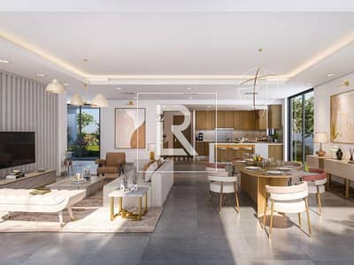 4 Bedroom Townhouse for Sale in Yas Island, Abu Dhabi - End Unit Elegance | Prestige Villa Charm