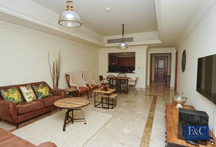 1 Bedroom Apartment for Rent in Palm Jumeirah, Dubai - High Floor | Refreshed | Big Balcony