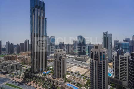 1 Bedroom Apartment for Rent in Downtown Dubai, Dubai - Fully Furnished | High floor 1Bed | BLVD view