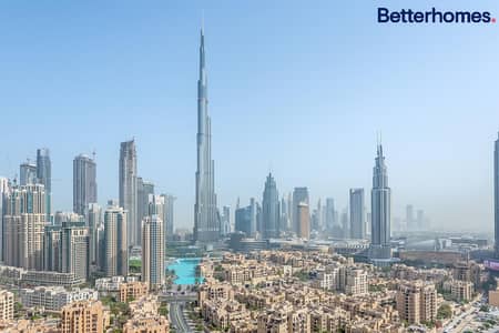 2 Bedroom Flat for Sale in Downtown Dubai, Dubai - Full Burj Khalifa View | High Floor | Furnished