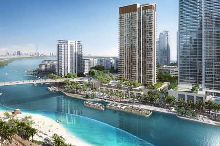 2 Bedroom Flat for Sale in Dubai Creek Harbour, Dubai - Full Canal View I Creek Tower View IPay 50% NOW!