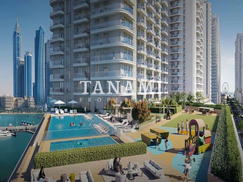 位于迪拜港，艾玛尔海滨社区，Address海滩之门公寓小区 3 卧室的公寓 6950000 AED - 7839204