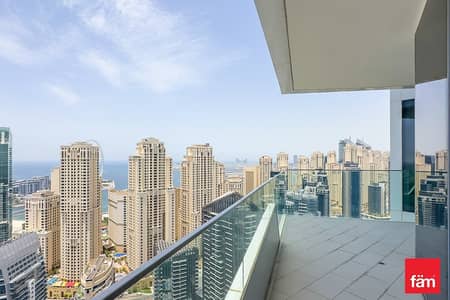 2 Bedroom Apartment for Rent in Dubai Marina, Dubai - High Floor | Full Sea Views | Ready To Move In