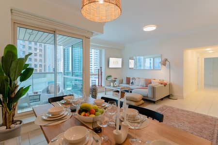 فلیٹ 3 غرف نوم للايجار في دبي مارينا، دبي - شقة في برج الماس،أبراج مرسى دبي،دبي مارينا 3 غرف 22900 درهم - 8983509