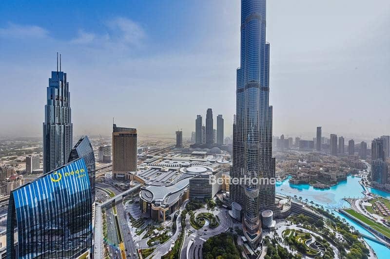 High Floor | Vacant  |  Burj View  | New