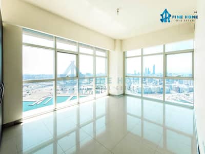 3 Bedroom Apartment for Sale in Al Reem Island, Abu Dhabi - Spacious 3 BR+M with Balcony | High Floor | Sea View