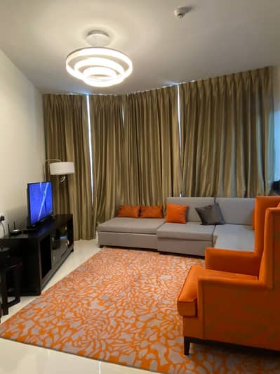 Modern 1 bedroom Living apartment: Virdis Tower, Damac Hills 2