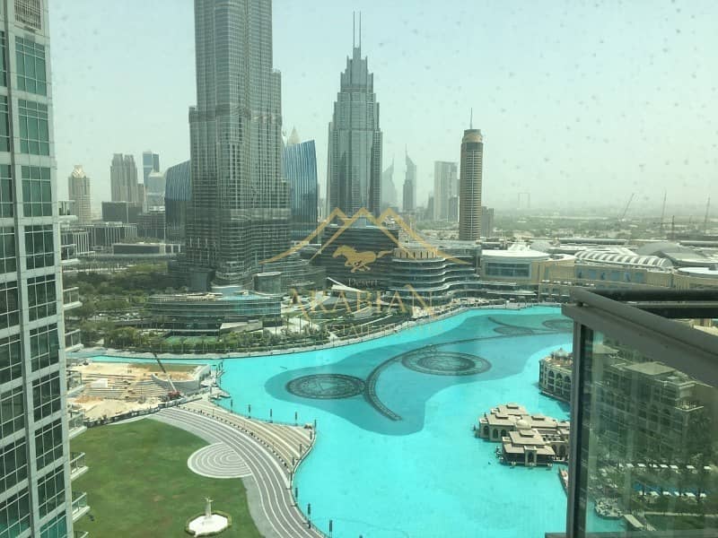 Full Burj Khalifa view 2 BR Address Fountain views