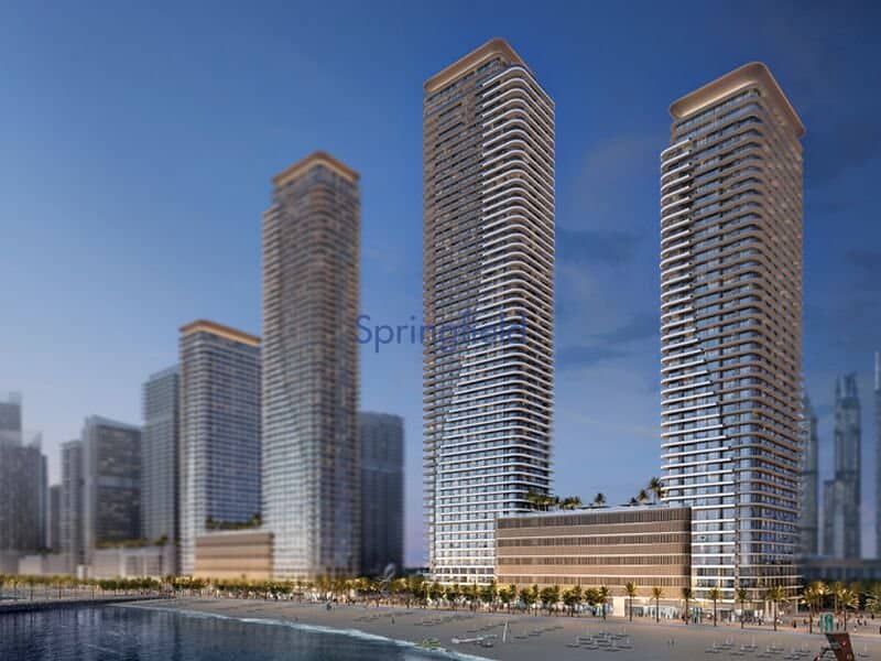 位于迪拜港，艾玛尔海滨社区，海湾胜景大厦 1 卧室的公寓 4099990 AED - 8985197