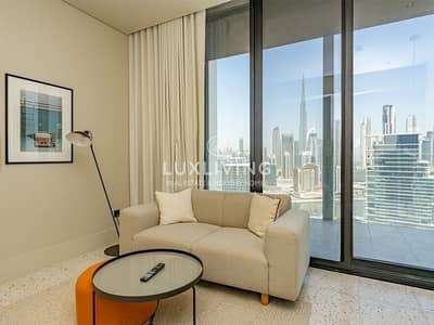 Studio for Rent in Business Bay, Dubai - High Floor | Burj Khalifa view | Brand New