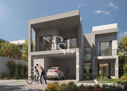2 Bedroom Townhouse for Sale in Yas Island, Abu Dhabi - yas-acres-Dahlias-yas-island-abudhabi-4brm-villa-golf-second-row-B. JPG