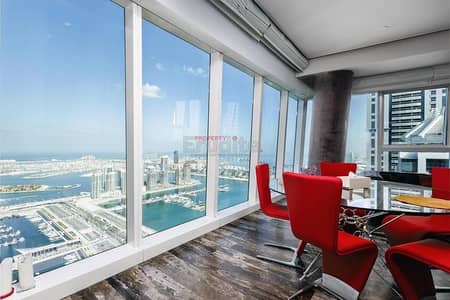 迪拜码头， 迪拜 4 卧室顶楼公寓待售 - 位于迪拜码头，达马克塔楼 4 卧室的顶楼公寓 7750000 AED - 8985295