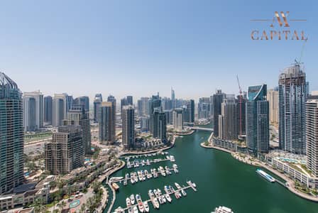 1 Bedroom Apartment for Rent in Dubai Marina, Dubai - Marina View | High Floor | Furnished/Unfurnished