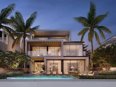 7 Bedroom Villa for Sale in Palm Jebel Ali, Dubai - Beachfront Living | Masterpiece | Red Aurora