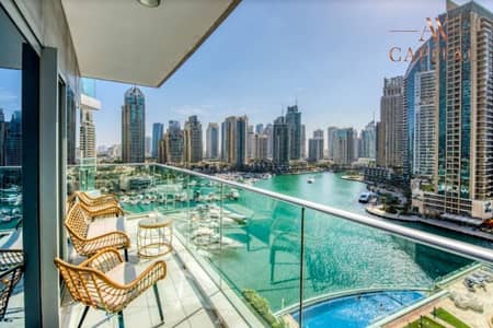 2 Bedroom Flat for Sale in Dubai Marina, Dubai - Full Marina View | Unique Layout | Corner Unit