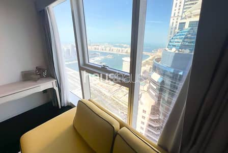1 Bedroom Flat for Rent in Dubai Marina, Dubai - Available in July | High Floor | Fendi Layout