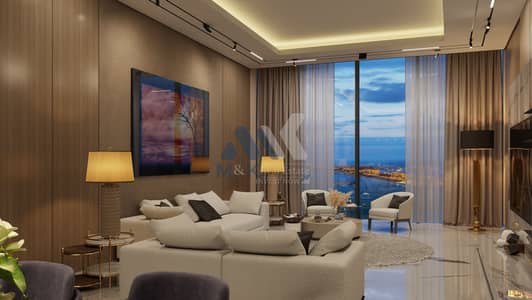 5 Bedroom Apartment for Sale in Dubai Harbour, Dubai - Living room - Views. jpg